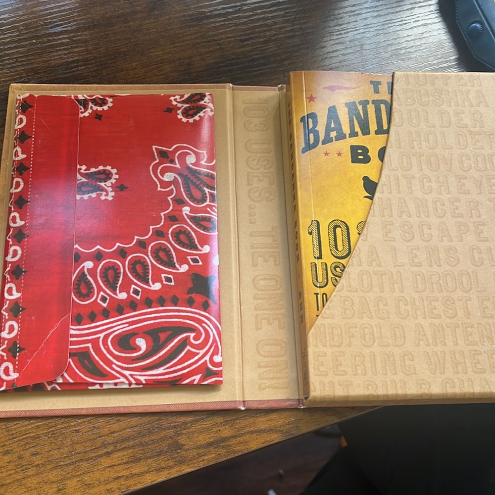 The Bandanna Book with Red Bandanna - Picture 2 of 4